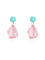 thumb Copper Crystal Geometric Dainty Drop Trend Korean Fashion Earring 0