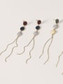thumb Brass Tassel Vintage Threader Trend Korean Fashion Earring 2
