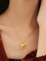thumb Brass Heart Minimalist Necklace 2