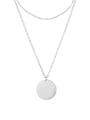 thumb Stainless steel Geometric Minimalist Necklace 0