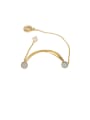 thumb Brass Bead Tassel Minimalist Single Earring 2