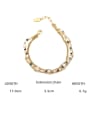 thumb Brass Glass beads Geometric Bohemia Handmade Beaded Bracelet 2