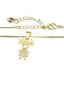 thumb Brass Cubic Zirconia Cute Necklace 4