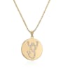 thumb Brass Rhinestone Constellation Minimalist Necklace 2