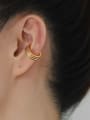 thumb Brass Geometric Hip Hop Single Earring 1