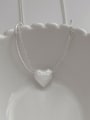 thumb Brass Heart Minimalist Multi Strand Necklace 3