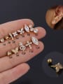 thumb Stainless steel with Cubic Zirconia Ear Bone Nail/Puncture Earring 0