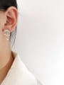 thumb Copper Rhinestone Cloud Cute Stud Trend Korean Fashion Earring 1