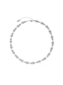 thumb Brass Imitation Pearl Irregular Vintage Beaded Necklace 0