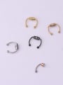 thumb Stainless steel Geometric Hip Hop Nose Rings(Single Only One) 2