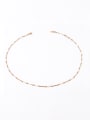 thumb Brass Natural Stone Geometric Vintage Necklace 0