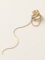 thumb Brass Imitation Pearl Tassel Vintage Drop Trend Korean Fashion Earring 0