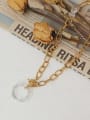 thumb Brass Geometric Hollow Chain  Hip Hop Necklace 3