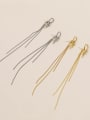 thumb Brass Tassel Minimalist Threader Trend Korean Fashion Earring 2