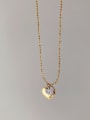 thumb Brass Heart Trend Necklace 0