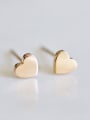 thumb Stainless steel Heart Minimalist Stud Earring 0