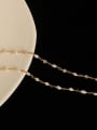 thumb Brass  Minimalist Chain Necklace 3