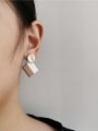 thumb Copper Shell Geometric Minimalist Drop Trend Korean Fashion Earring 1
