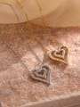 thumb Titanium Steel Cubic Zirconia Heart Minimalist Necklace 0