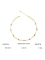 thumb Brass MGB beads Geometric Trend Beaded Necklace 2