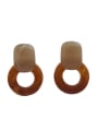 thumb Zinc Alloy Acrylic Geometric Minimalist Drop Earring 3