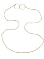 thumb Brass Bead Geometric Vintage Necklace 3