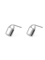 thumb Titanium Steel Locket Minimalist Stud Earring 0