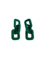 thumb Alloy Resin Geometric Vintage chain Drop Earring/Multi-Color Optional 0