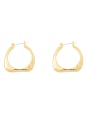 thumb Copper Geometric Minimalist Stud Trend Korean Fashion Earring 2