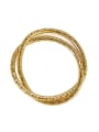 thumb Brass Geometric Chain  Minimalist Band Ring 3
