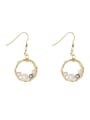 thumb Copper Imitation Pearl Geometric Trend Hook Trend Korean Fashion Earring 0