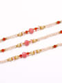 thumb Brass Natural StoneMinimalist Irregular Multi Color Bracelet and Necklace Set 3