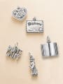 thumb Stainless Steel 3d Book Diy Accessory Pendant 2