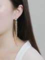 thumb Copper Cubic Zirconia Tassel Trend Threader Trend Korean Fashion Earring 1