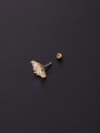 thumb Brass Cubic Zirconia Geometric Vintage Single Earring (Single Only One) 2