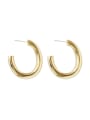 thumb Copper Geometric Minimalist Stud Trend Korean Fashion Earring 2