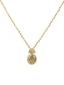 thumb Brass Cubic Zirconia Friut Cute Necklace 0