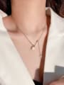 thumb Zinc Alloy Shell White Heart Trend Lariat Necklace 0