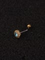 thumb Brass Cubic Zirconia Geometric Cute Single Earring(Single Only One) 2