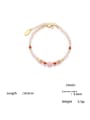 thumb Brass Natural Stone Minimalist Irregular Bracelet and Necklace Set 2