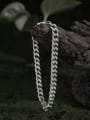 thumb Brass Geometric Hip Hop Link Hollow    Chain Bracelet 3