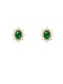 thumb Copper Imitation Pearl Geometric Cute Stud Trend Korean Fashion Earring 0