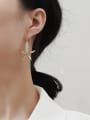 thumb Copper Cubic Zirconia Star Dainty Stud Trend Korean Fashion Earring 1