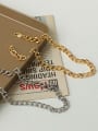 thumb Brass Hollow Geometric Chain Hip Hop Necklace 4
