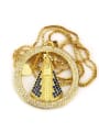 thumb Brass Cubic Zirconia Religious Ethnic Regligious Necklace 1