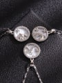 thumb Copper Cubic Zirconia Shell Trend Constellation Pendant Necklace 1