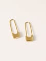 thumb Brass Geometric Minimalist Hook Trend Korean Fashion Earring 3