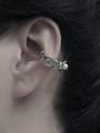 thumb Brass Imitation Pearl Bowknot Vintage Single Earring(Single Only One) 1