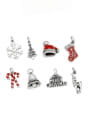 thumb Stainless Steel 3d Accessories Christmas Series Pendant 1