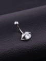 thumb Stainless steel Cubic Zirconia Mouth Hip Hop Belly Rings & Belly Bars 2